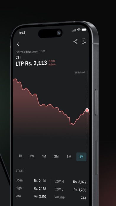 Stockinerary Screenshot