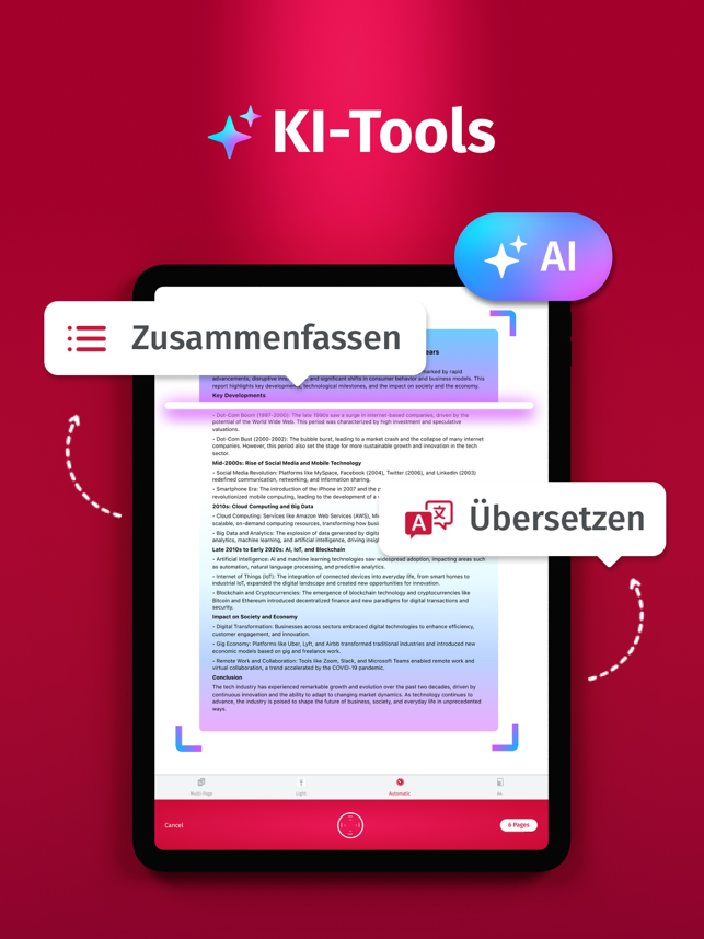 ‎SwiftScan AI Dokumentenscanner Screenshot