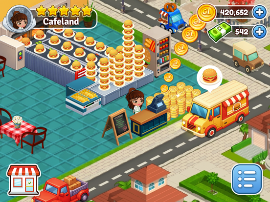 Cafeland - Restaurant Cooking iPad screenshot