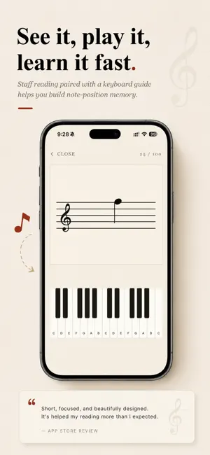 Notelet: Sight Reading screenshot 2
