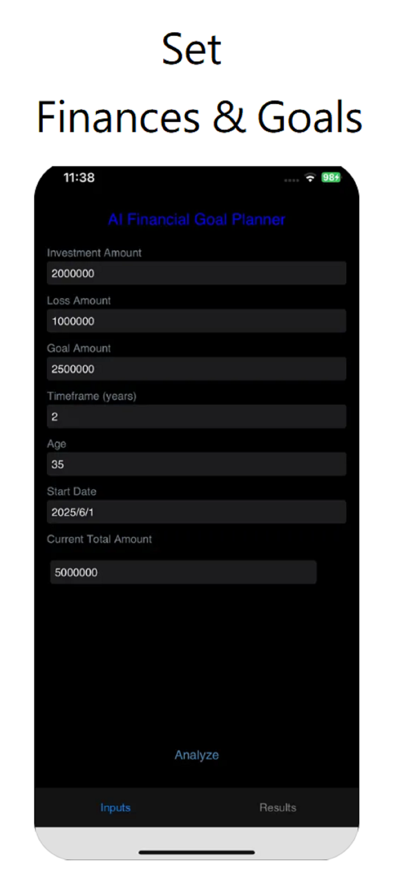 AI Financial Goal Planner