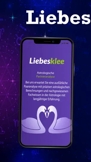 Screenshot von LiebesKlee - Synastrie auf dem iPhone 1