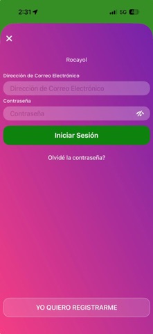 Rocayol app screenshot 2