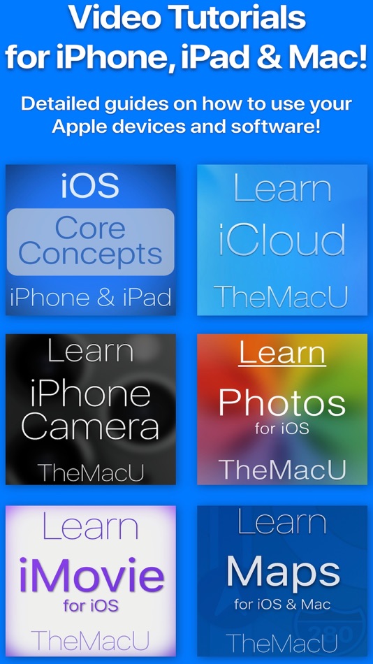 #1. TMU Tutorials (iOS) Ved: Swanson Digital, LLC