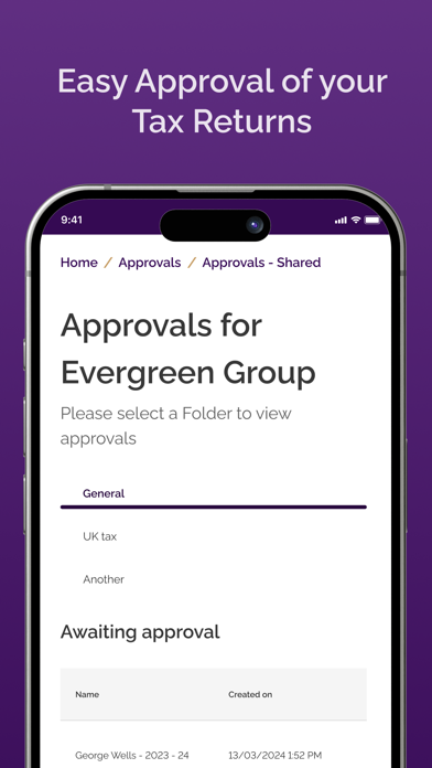 Evelyn Partners Tax Portal Screenshot