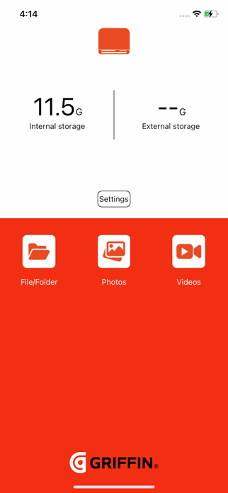 Griffin mobile reader Screenshot 1 of 2