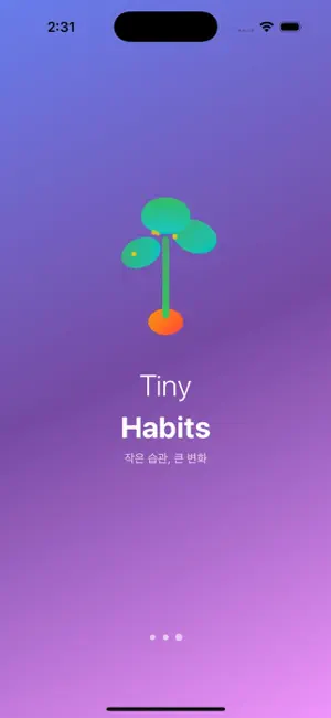 TinyHabits screenshot 1
