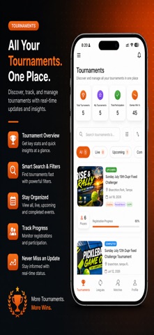 Rallyxapp-pickleball screenshot