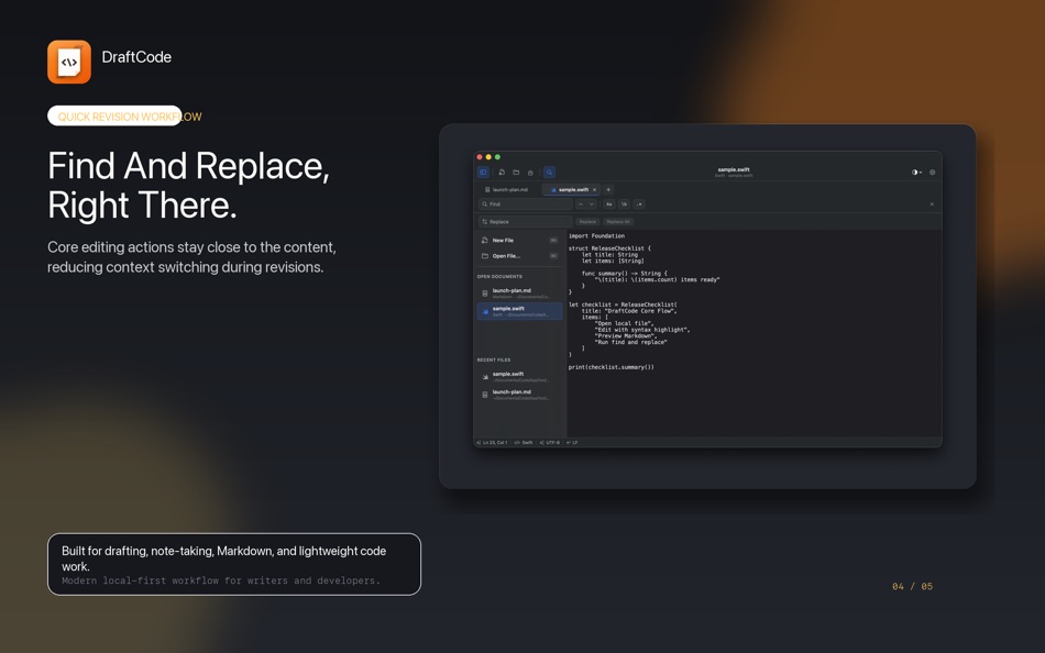 #2. DraftCode: Code Editor (iOS) От: 献慧 陈