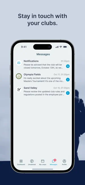 ClubUp Caddies iPhone screenshot 3