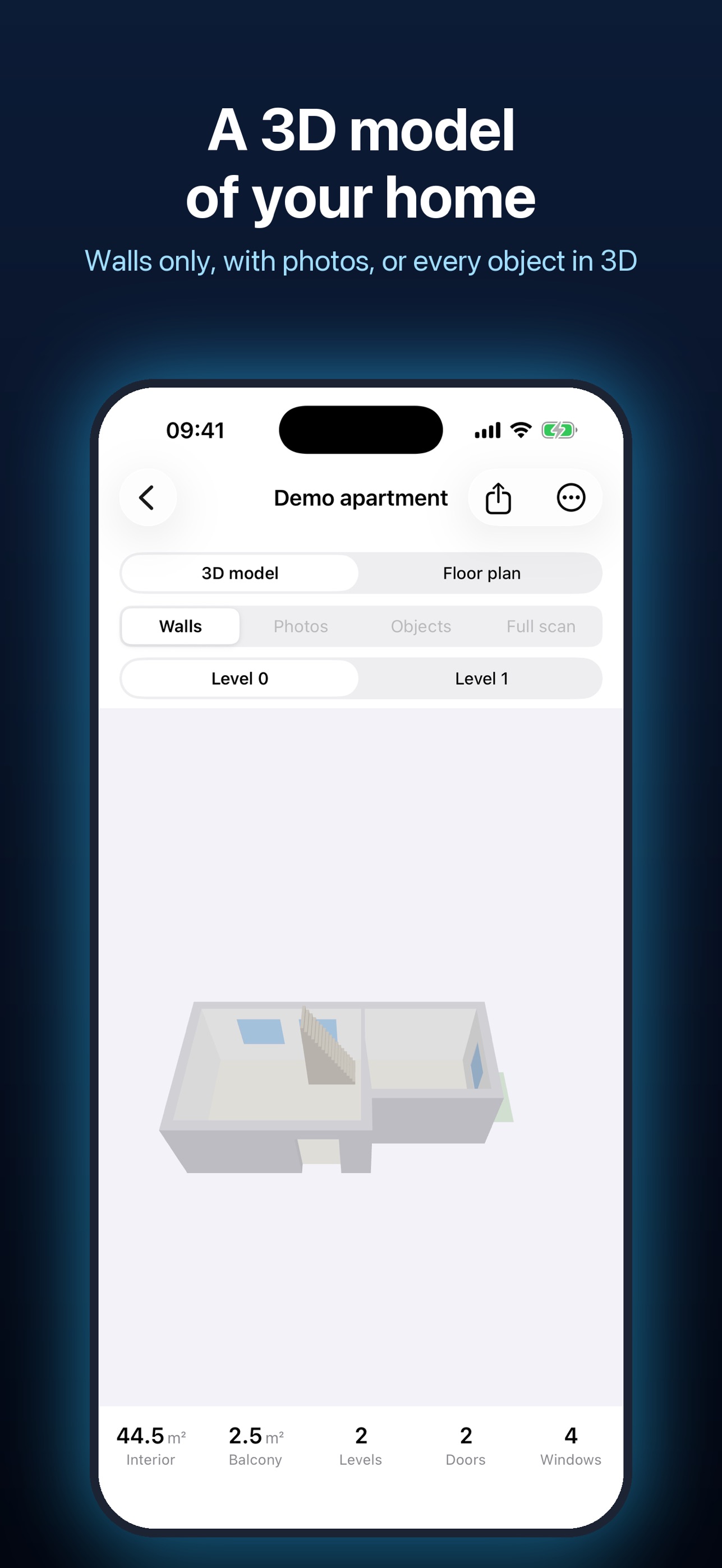 Screenshot 2 of 3D Room Scanner: CasaScan