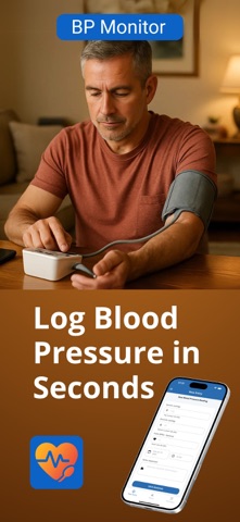 BP Pulse Tracker & Reminder iPhone screenshot
