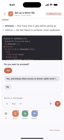 Drover: Steer AI Coding Agents iPhone screenshot 4