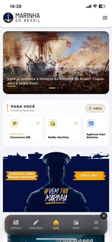 Marinha do Brasil iPhone screenshot 1