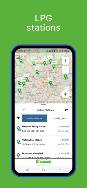 myLPG.eu screenshot 1