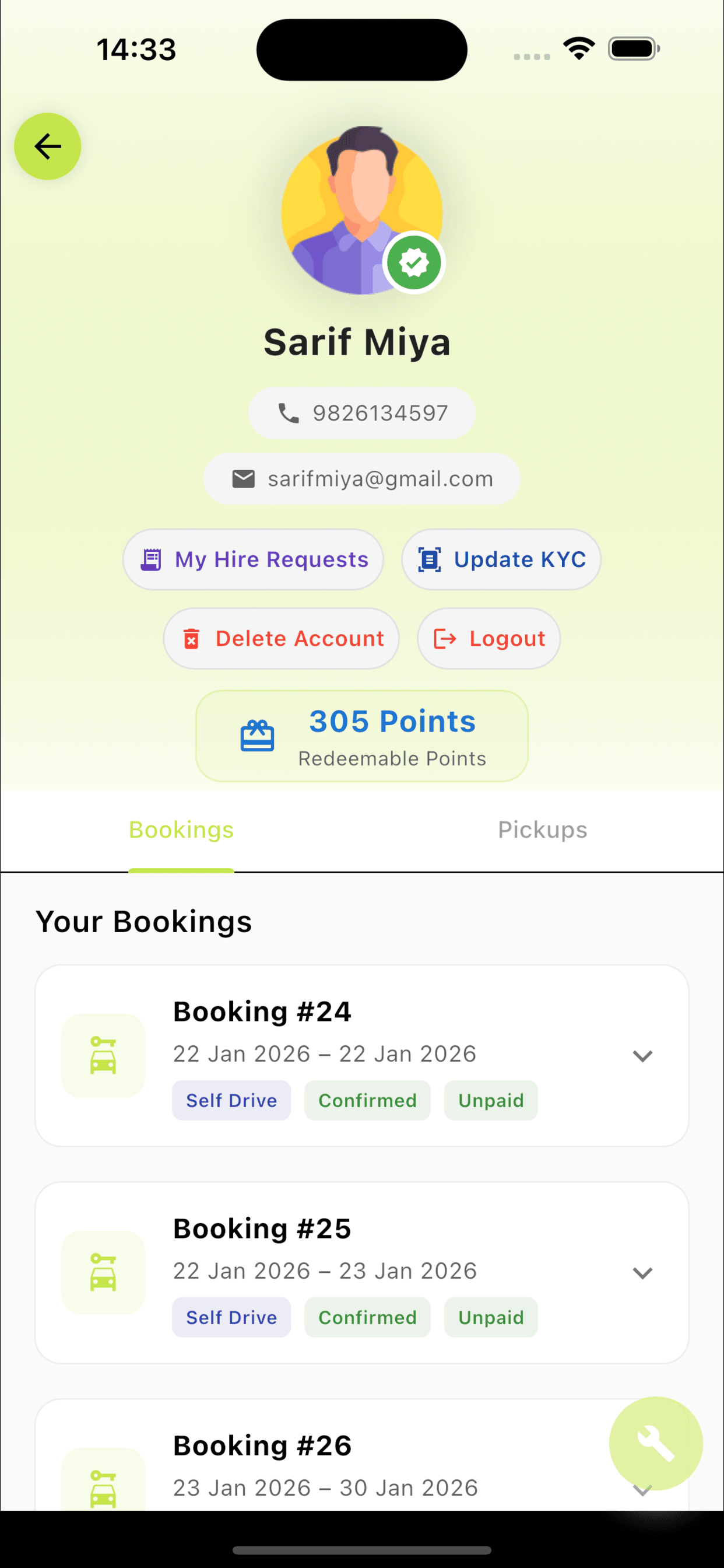 GetGo-Car Booking Platform screenshot 4