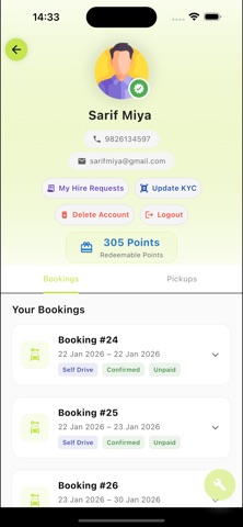 GetGo-Car Booking Platform Screenshot 4 of 5