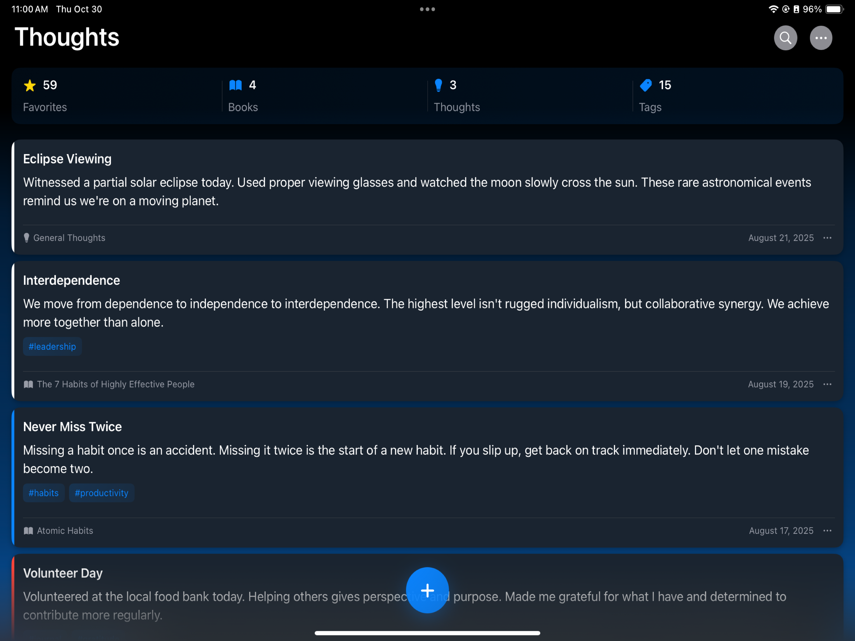 Weave Thoughts screenshot 8