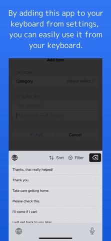 CopyAndPaste Manager screenshot