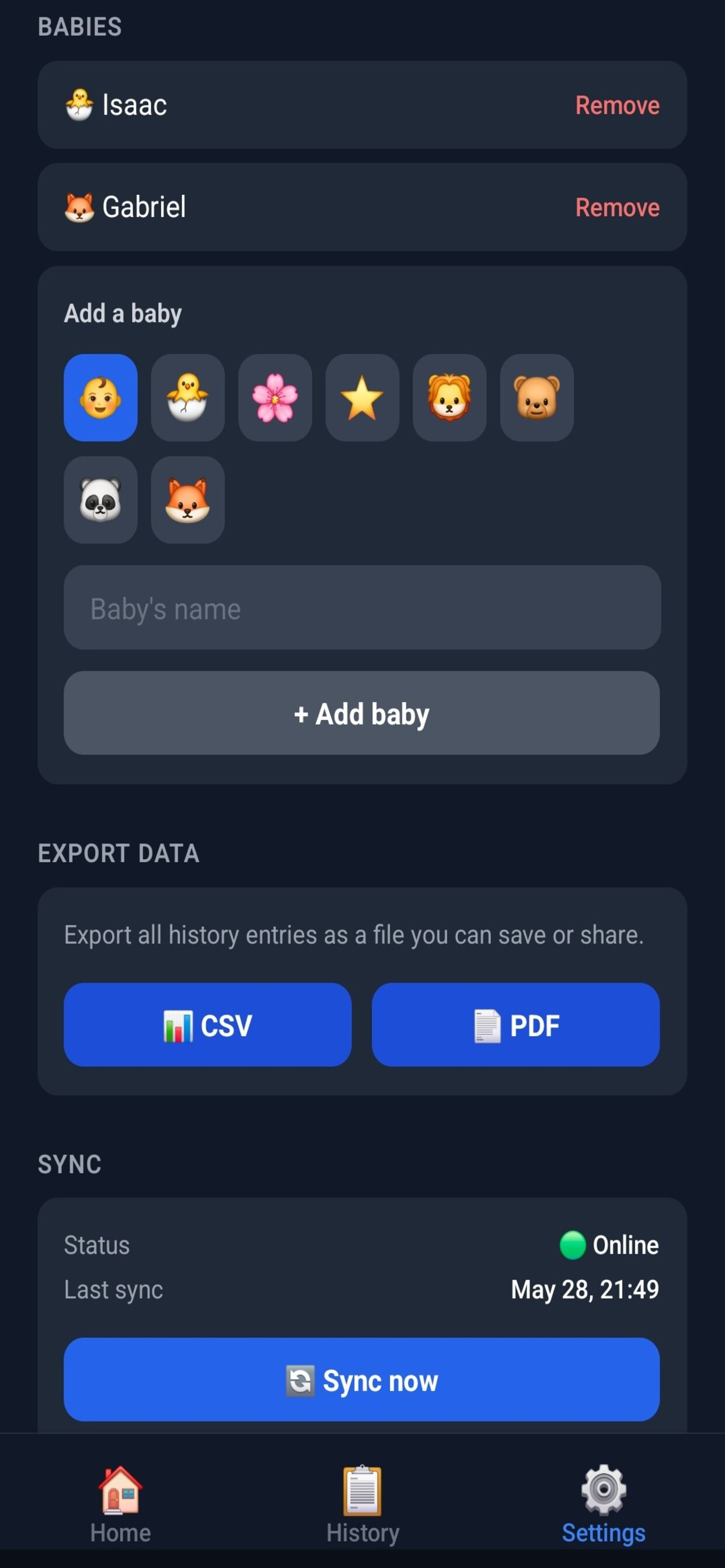 TwinLog — Baby Tracker screenshot 5
