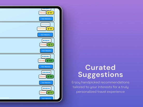Proximity Link iPad screenshot 2 - Travel app
