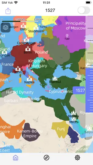 HistoricalAtlas(Lite) iPhone Ekran Görüntüsü 7
