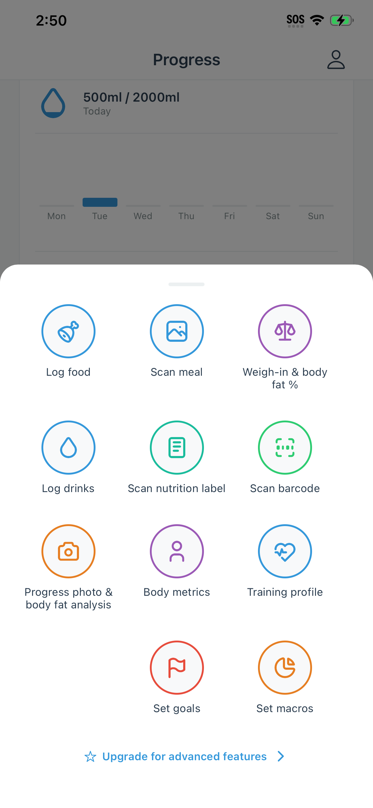 Macro Tracker - VitalOS