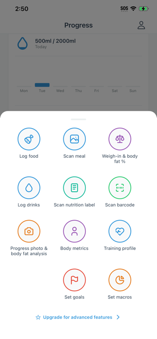 Macro Tracker - VitalOS Screenshot 3 of 10