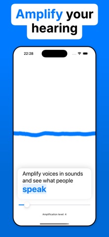 Myohren: Amplify Hearing Aid iPhone screenshot