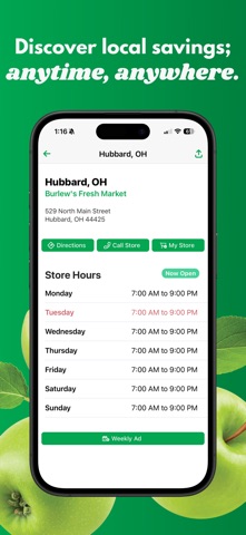 Burlew's Fresh Market iPhone screenshot