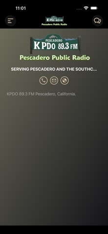 KPDO, Pescadero Public Radio screenshot