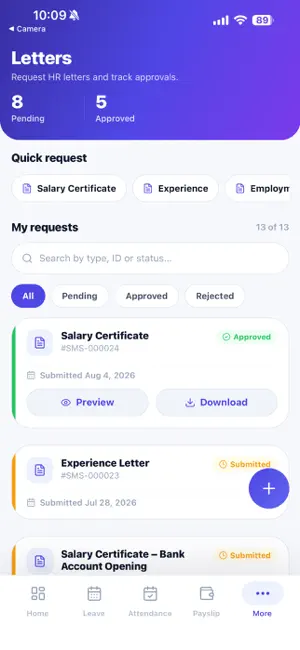 Dicetek Employee Self Service screenshot 4