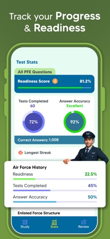 PDG Edge: PFE Air Force Exam iPhone screenshot