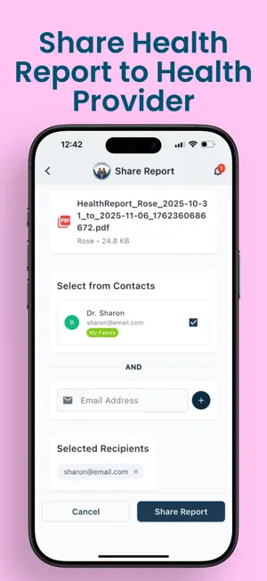OneCareLog screenshot 4