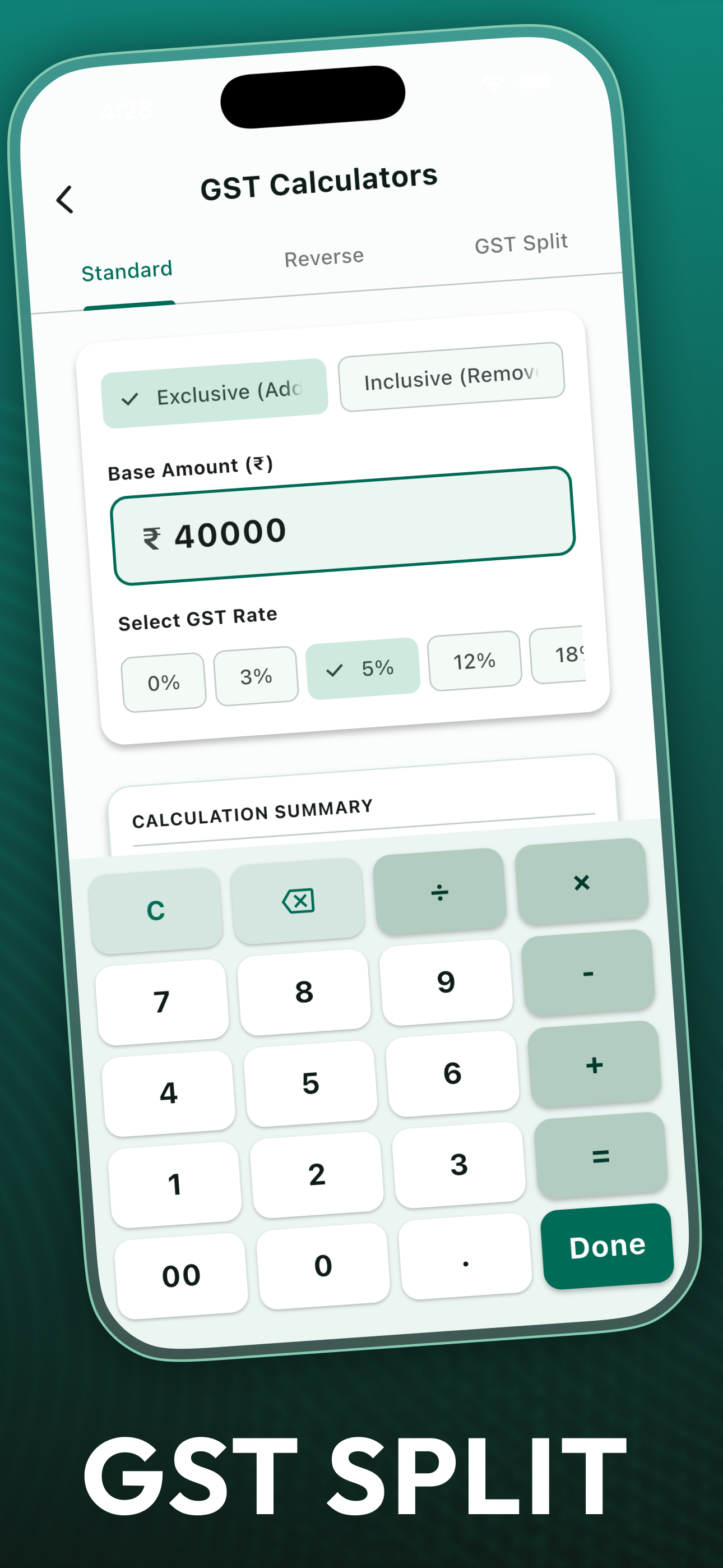 GST Calculator India: GSTCalcy screenshot 2