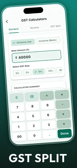 GST Calculator India: GSTCalcy screenshot 2
