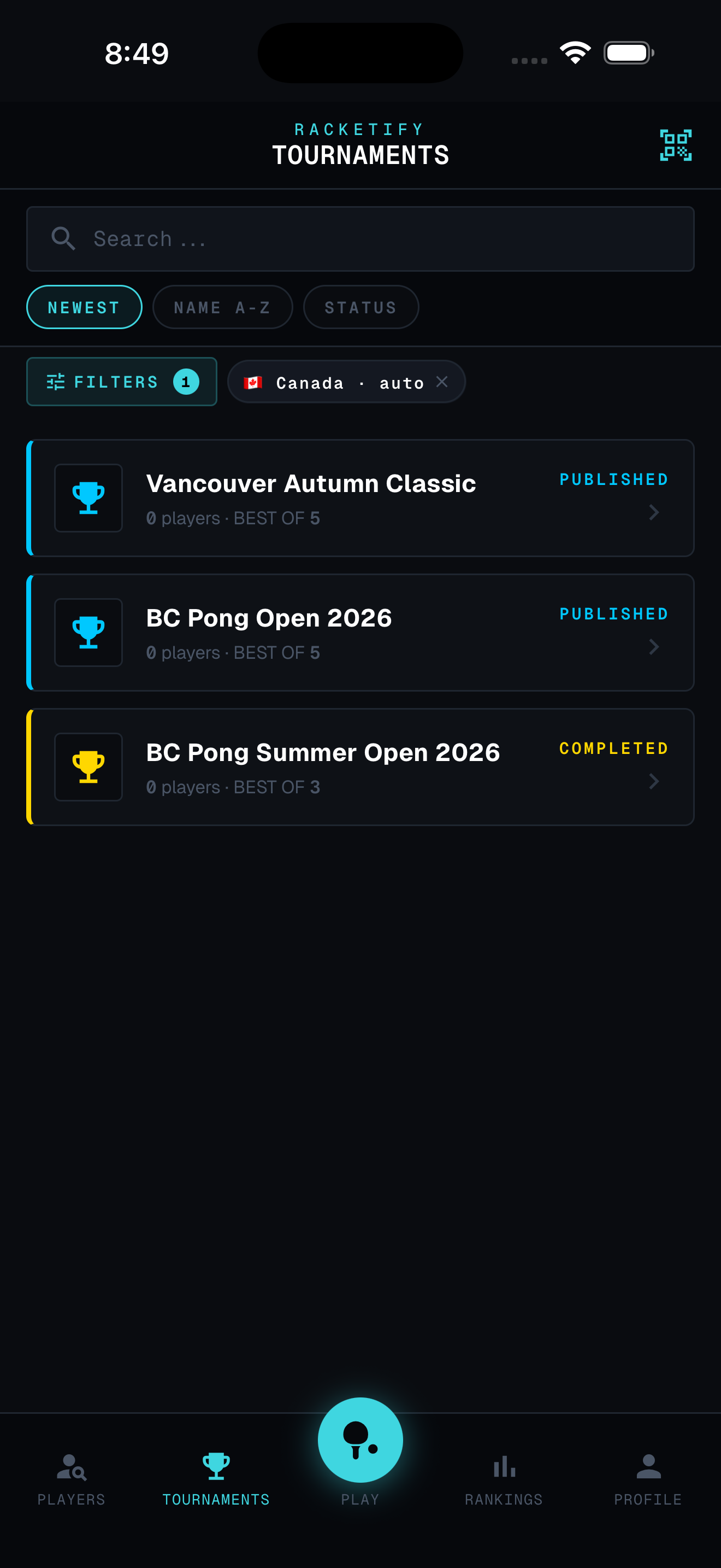 Racketify screenshot 5