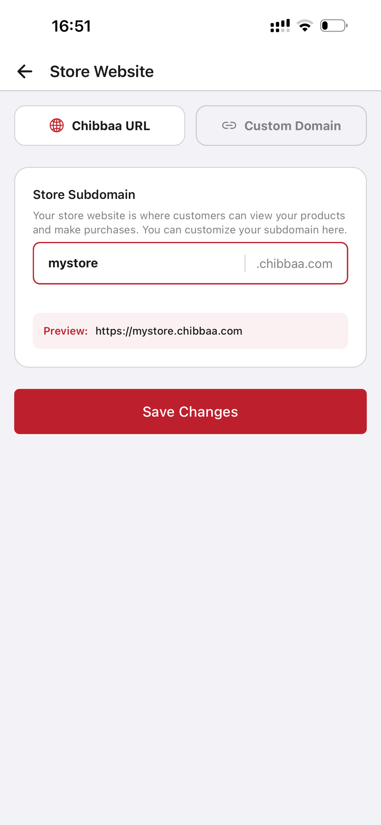 Chibbaa - Store Manager