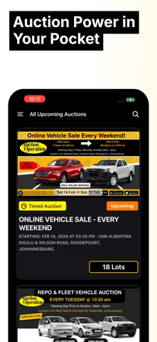 Auction Operation App screenshot