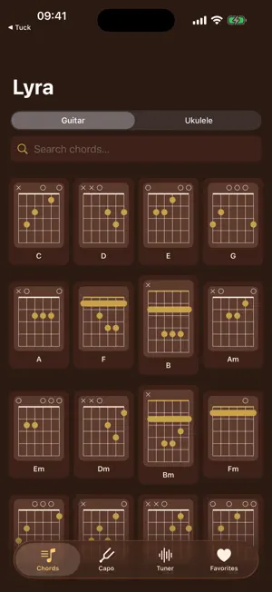 Lyra Chord Library screenshot 1