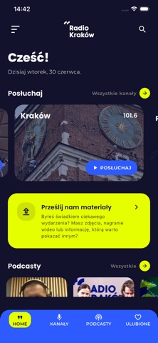 Radio Kraków iPhone screenshot