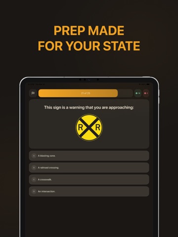 Kentucky DMV: Permit Test 2026 iPad screenshot