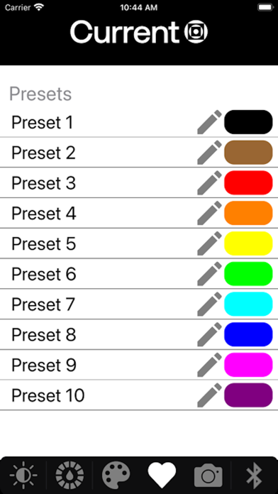 Current RGBW & White Screenshot