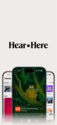 HearHere: Podcast Player Screenshot 1 of 4