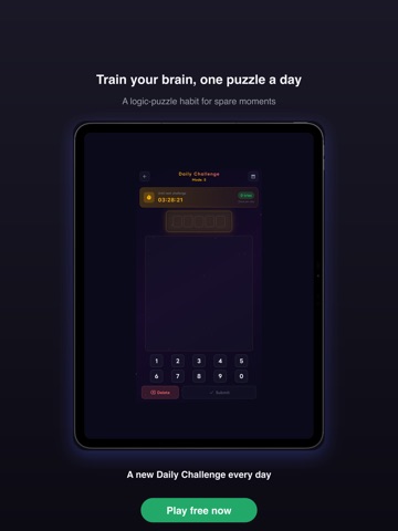 Hit & Blow: Number Puzzle iPad screenshot