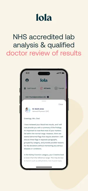 Lola: Lab Tests & Wellness screenshot 2