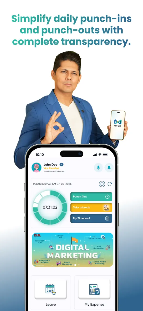 Screenshot #1 pour MyCo - Your Business App