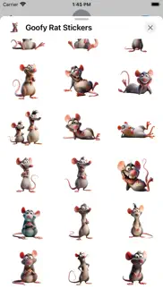 goofy rat stickers iphone screenshot 2
