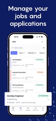 Hirebee screenshot
