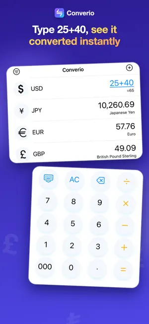 Converio: Currency Converter screenshot 3